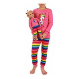 Hde - Pijama De Unicornio Para Niñas Con Traje De Muñeca A J