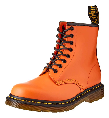 Mujer Original Dr Martens Botas Orange Vintage 7inch Urban 