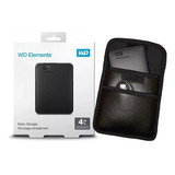 Disco Externo Hd Usb 3.0 Western Digital 4tb + Funda Cuero E