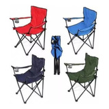 Silla Playa Plegable De Camping Playera Porta Vaso