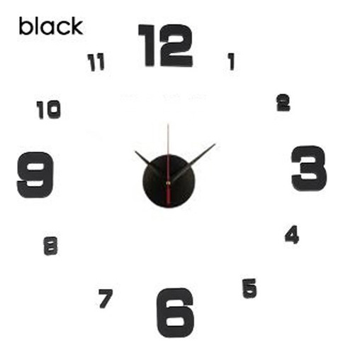 Promo Reloj De Pared 3d 50 X 50cm Decoración, Hogar, Oficina