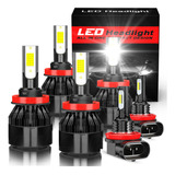 Kit De Bombillas Led Antiniebla Y Haz Alto Para Nissan Sentr