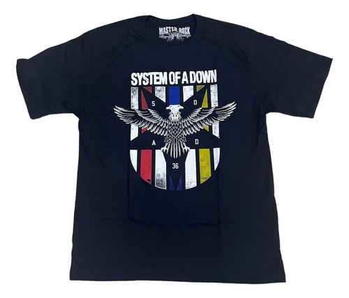 Camiseta System Of A Down Banda De Rock Blusa Águia Mr373