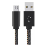 Cable Micro Usb Datos Carga Rapida Usb 1 Metro Mallado 