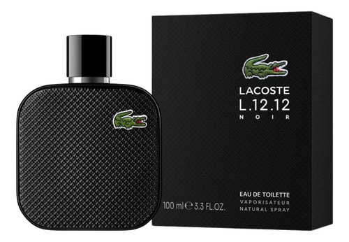 Perfume Lacoste L.12.12. Noir Edt 100 Ml Hombre Original