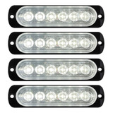 6led Blanco Luz Estroboscópica Emergencia Para Auto Camión