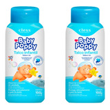 Kit 02 Unidades Talco Infantil Baby Poppy Cless 100g