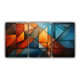 90x45cm Set 3 Canvas Hermoso Impacto Visual Geometric Art F4