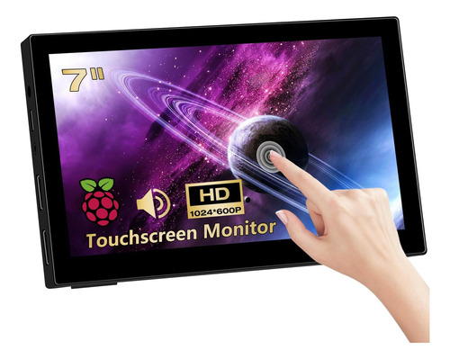 Akntzcs Mini Monitor Con Pantalla Táctil De 7 Pulgadas 1024x