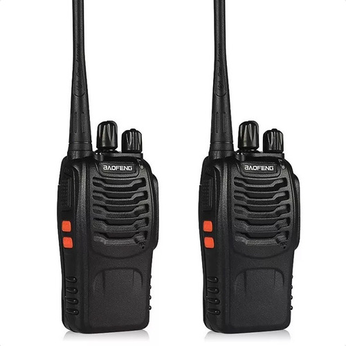 Kit X 2 Handy Baofeng Manos Libres Walkie Talkie Vox Par