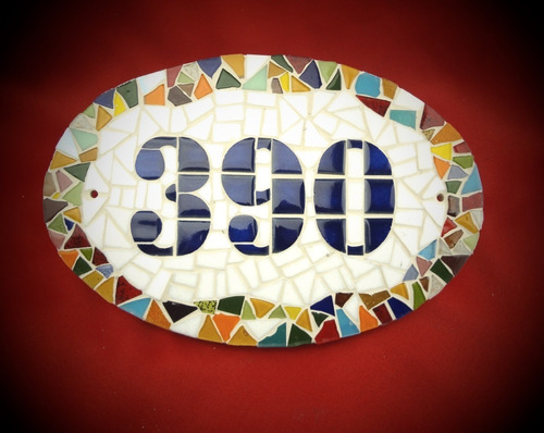 Número Para Residencia Mosaico 390