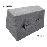 Caja Acustica Doble Subwoofer 12 Slot Mdf Alfombra Baulera