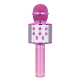 Hopemob Microfono Inalambrico Karaoke Bocina Bluetooth Mp3 Color Rosa