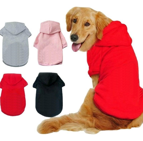 Roupa Pet Cachorros Gatos Casaco Moletom Inverno Frio P M G 