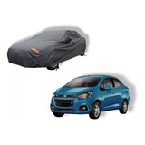 Cubierta De Auto Afelpada Chevrolet Spark Impermeable Reflej