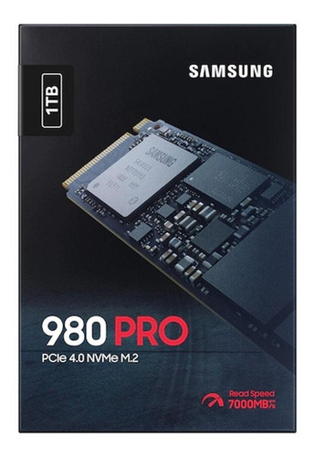 Ssd 1tb Samsung 980 Pro Nvme  M.2 Pcie 4.0x4 Mz-v8p1t0b/am