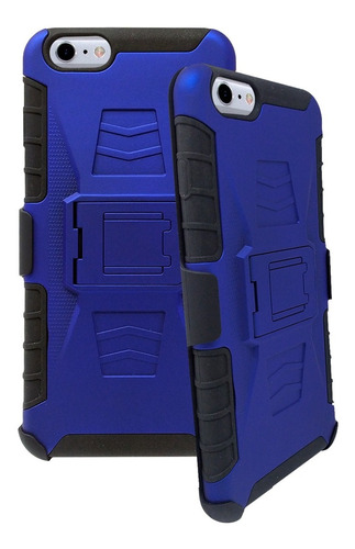 Funda Para iPhone Varios Modelos Clip 3 En 1 Host Uso Rudo