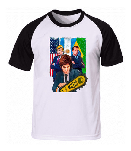 Camiseta Camisa Direita Presidente Bolsonaro Milei Trump