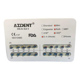 10 Kits Brackets Azdent Mini Roth 0.022 Hooks 3-4-5 