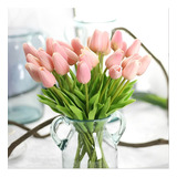 5 Unidades De Flores Artificiales De Tulipán, De Espuma Sint