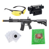 Rifle Electrico Lt-15 M4 Airsoft Negro Paquete 6mm Xchwsc