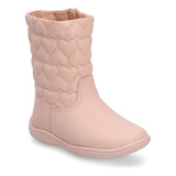 Bota Casual Rosa Con Adorno 308-92