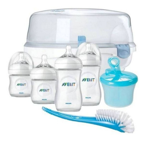 Kit Mamadeira Avent Petala Com Esterilizador - 7pçs