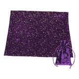 Cubierta De Mesa Cuadrada De Almohadillas De Cartas Púrpura