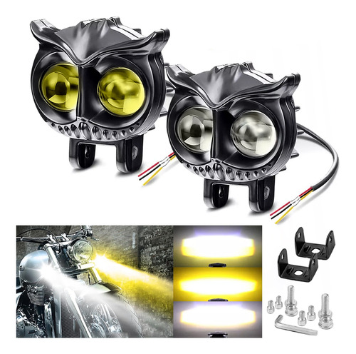 Par Luz Leds Faros Para Motos Luces Auxiliares Lupa Autos