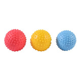 Set 3 Pelotas C/pinches Estimulacion Antistres Rehab Kinesio