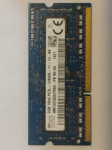 Memoria Notebook  Ddr3 1gb, Ddr3, 1066mhz,cl7 Sk Hynix