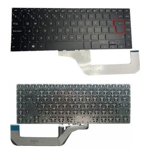 Teclado Para Lap Asus X505 X505ba Nsk-wk2sq0t 0knb0-4129tu00