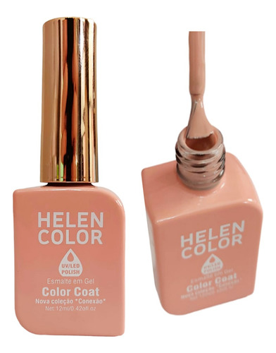 Esmalte Gel Helen Color Conexão Nude Chic Pele Cremoso 12ml