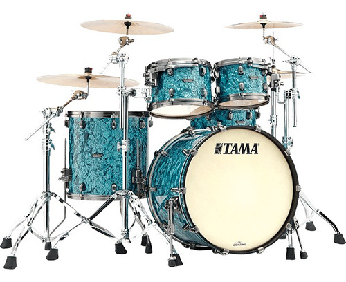 Tama Starclassic Maple 4 Cascos Mr42tzs-tqp Turquoise Pearl