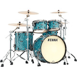 Tama Starclassic Maple 4 Cascos Mr42tzs-tqp Turquoise Pearl