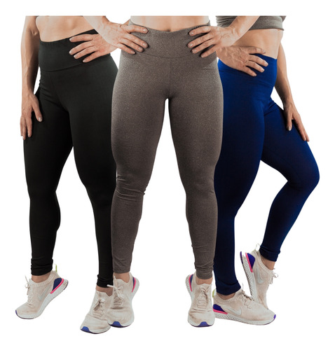 Calça Legging Feminina Fitness De Academia Básica Dia A Dia