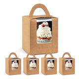 - Cajas De Cupcakes De Papel Kraft, 20 Unidades Individ...