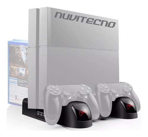 Base Refrigerante Multifuncional Ps4 Pro Slim Porta Juegos