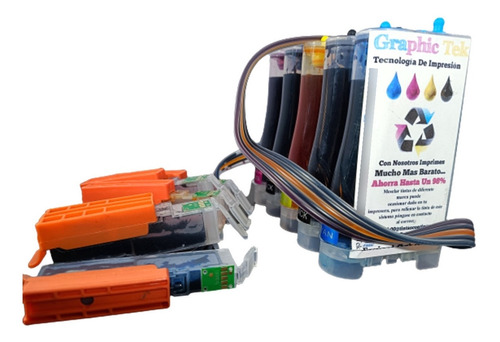 Tinta Continua Compatible Canon 250 251 Pixma Ix6820 Mg5420