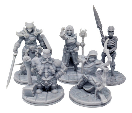 Kit 30 Miniaturas De Rol A Elección (impresion 3d En Resina)