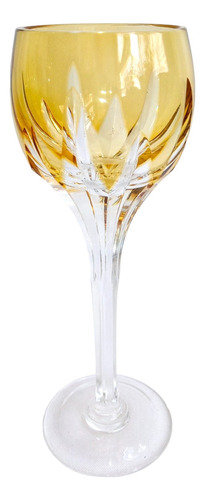 Taça Cálice Cristal Âmbar Licor Vinho Do Porto 16 Cm 