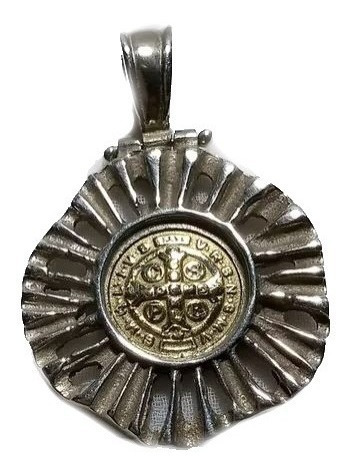 Medalla San Benito De Plata 925