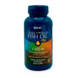 Gnc Triple Strength Fish Oil 1400 + Coq-10, 60 Cápsulas