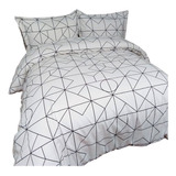 Duvet Cama Doble + Plumón + 2 Almohadones