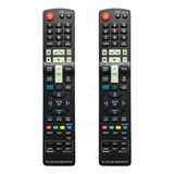 2 Controles Remotos Akb73635401 Para Blu-ray 3d Wireless Com