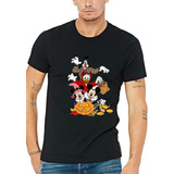 Poleras Con Diseño Happy Halloween Mickey Grupo