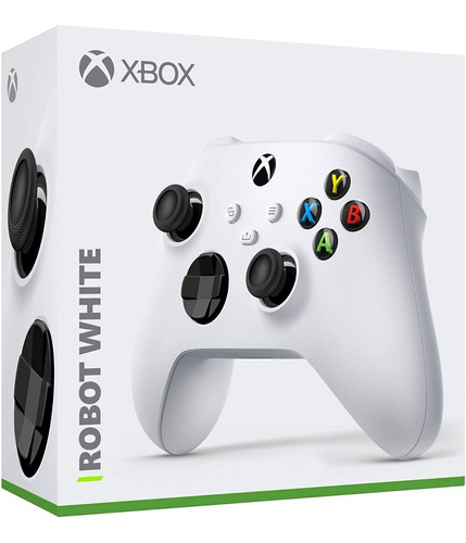 Control Inalambrico Xbox One Robot White Serie X/s Blanco