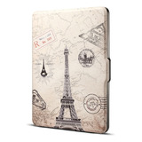 Funda De Piel Style 6 Para Amazon Kindle Paperwhite 1, 2 Y 3