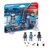 Muñecos Playmobil City Action Set Figuras Policias 70669