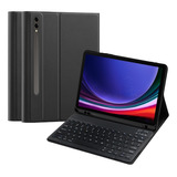 Funda Con Teclado Para Samsung Galaxy Tab S9+/s9 Fe+ 12.4